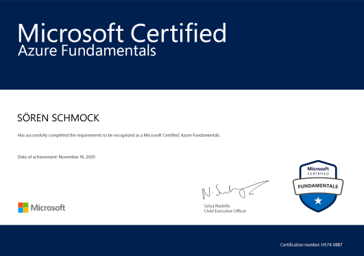 Microsoft Certified Azure Fundementals